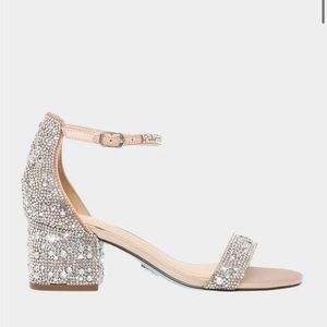 Besty Johnson Mari Champagne Wedding Heel Size 8